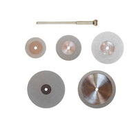 Dental ultra-cienka 0.15mm dwustronna diamentowa tarcza tnąca do oddzielania polerowania koronka ceramiczna tynk lub jade z trzpieniami 1